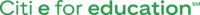 Citi e for education logo