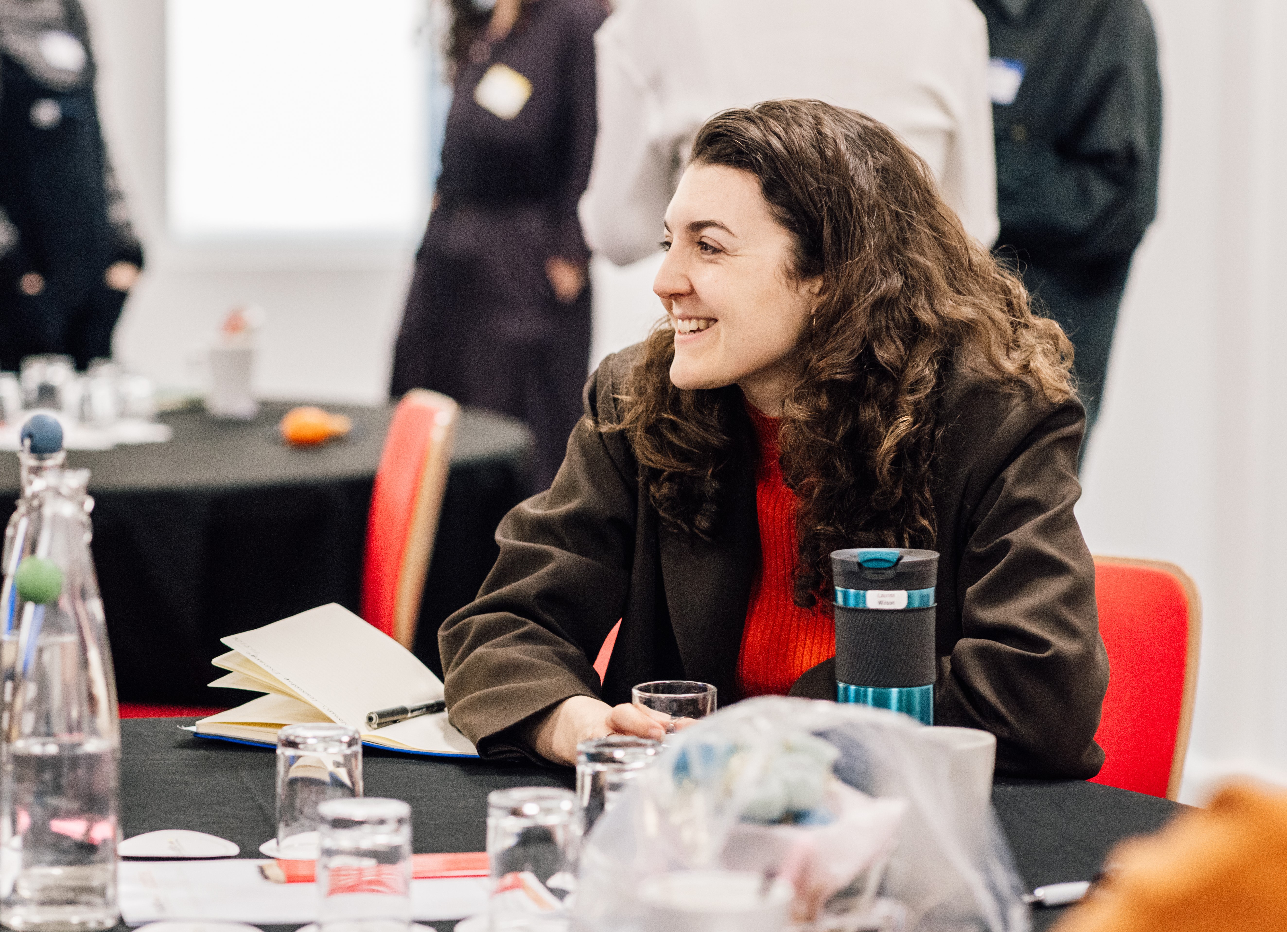 Lauren at a Teach First event