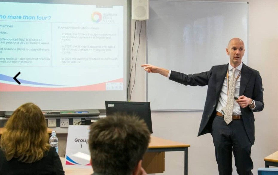Tim Fox, Headteacher at Highbury Fields School.