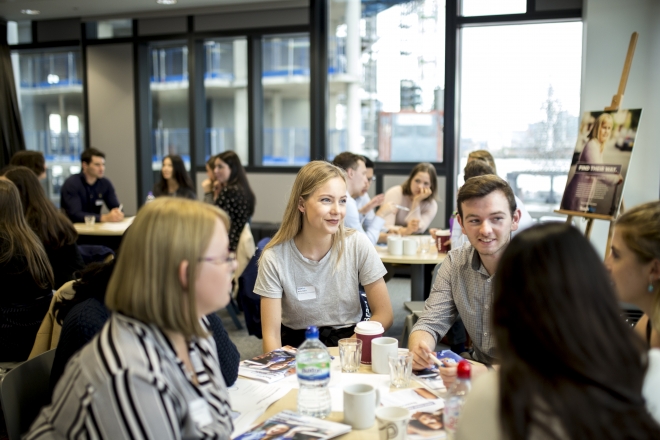 Molly Hipkin with fellow Brand Managers during training