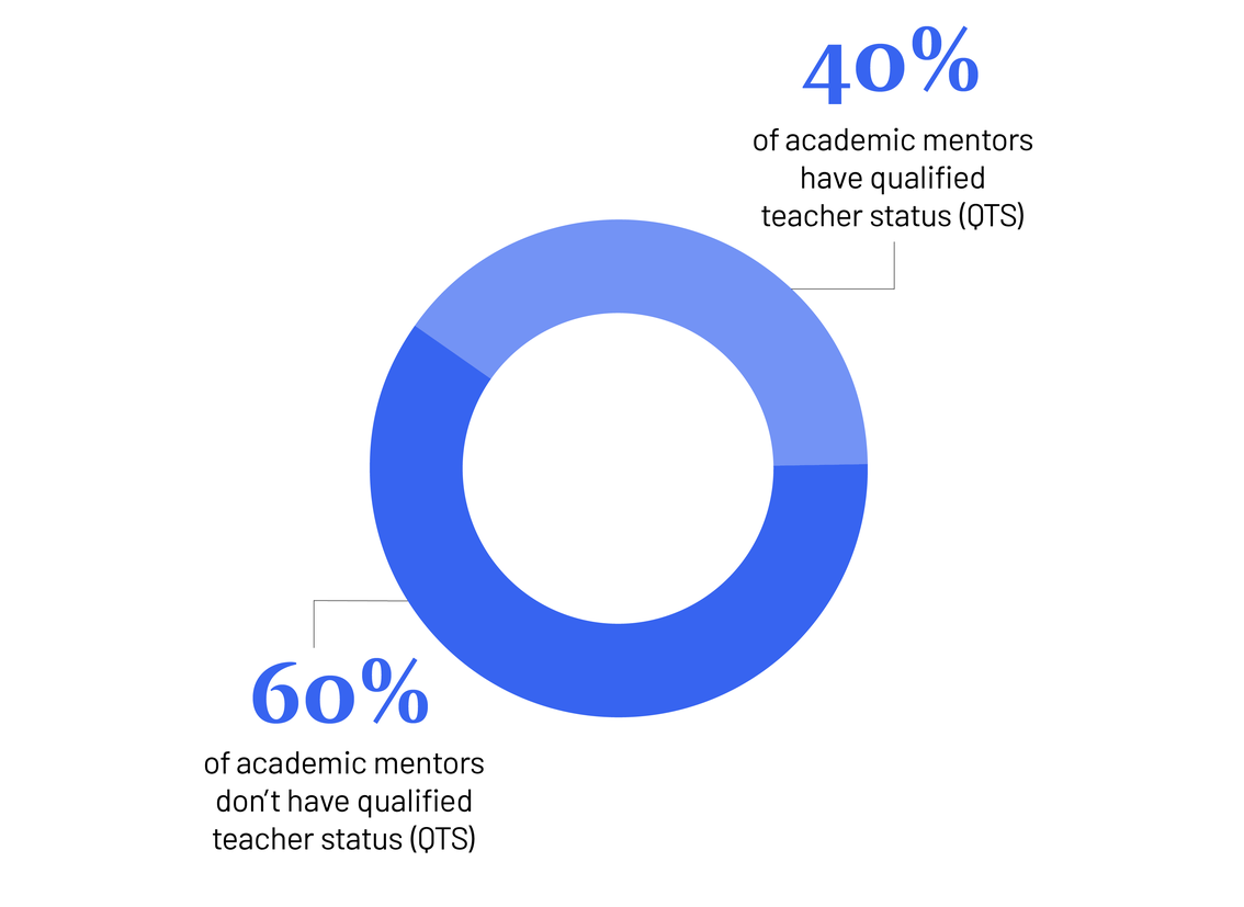 Data on who makes up our academic mentoring cohort