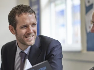 Picture of headmaster smiling