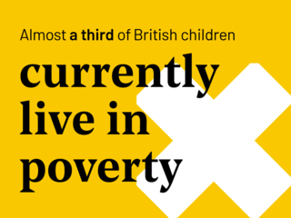 Almost a third of British children currently live in poverty